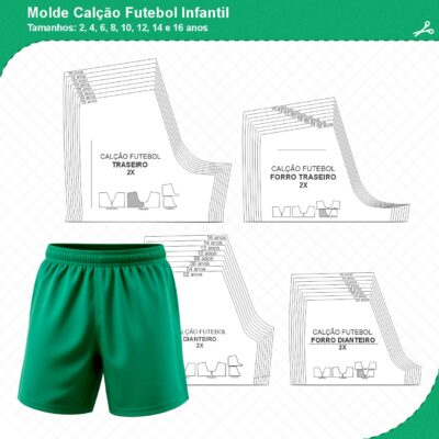 Molde Calção Futebol Infantil_mod01