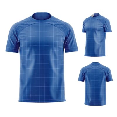 Mockup Camisa Raglan-Masculina-Manga Curta-Gola Redonda-Modelo 003