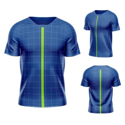 Mockup Camisa Raglan-Masculina-Manga Curta-Gola V-Modelo 005
