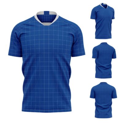 Mockup Camisa Raglan-Masculina-Manga Curta-Gola V-Modelo 006