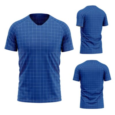 Mockup Camisa Raglan-Masculina-Manga Curta-Gola V-Modelo 008