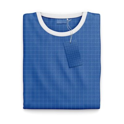 Mockup Camisa Tradicional-Masculina-Manga Curta-Dobrada-Modelo 005