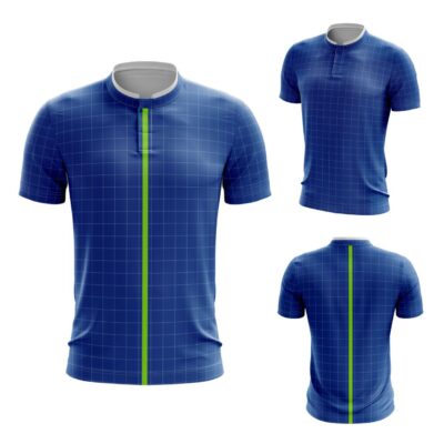 Mockup Camisa Tradicional-Masculina-Manga Curta-Gola Padre-Modelo 003