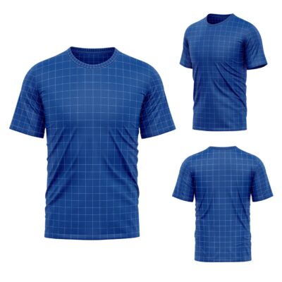 Mockup Camisa Tradicional-Masculina-Manga Curta-Gola Redonda-Modelo 001