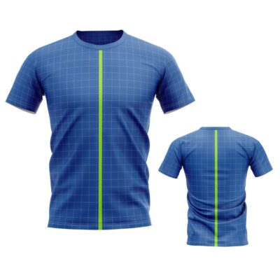 Mockup Camisa Tradicional-Masculina-Manga Curta-Gola Redonda-Modelo 014
