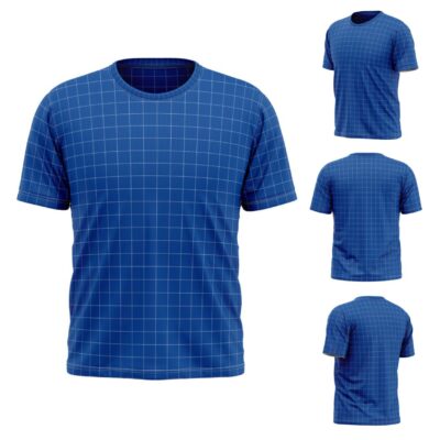 Mockup Camisa Tradicional-Masculina-Manga Curta-Gola Redonda-Modelo 015