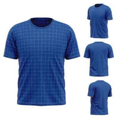 Mockup Camisa Tradicional-Masculina-Manga Curta-Gola Redonda-Modelo 016