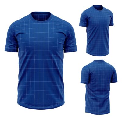 Mockup Camisa Tradicional-Masculina-Manga Curta-Gola Redonda-Modelo 017