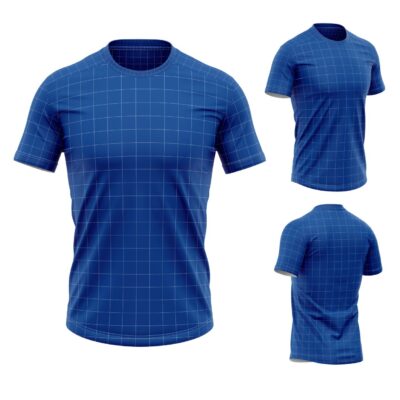 Mockup Camisa Tradicional-Masculina-Manga Curta-Gola Redonda-Modelo 021