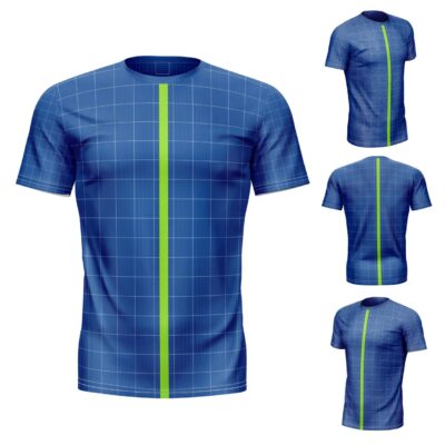 Mockup Camisa Tradicional-Masculina-Manga Curta-Gola Redonda-Modelo 026