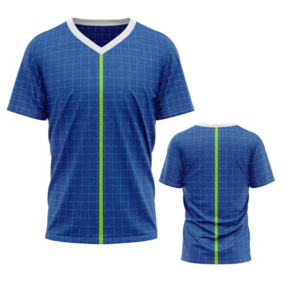 Mockup Camisa Tradicional-Masculina-Manga Curta-Gola V-Modelo 010