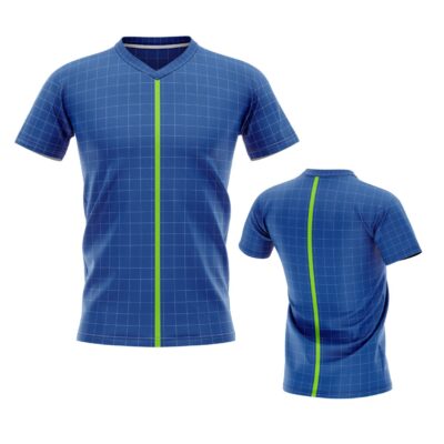Mockup Camisa Tradicional-Masculina-Manga Curta-Gola V-Modelo 013