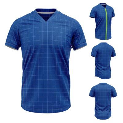 Mockup Camisa Tradicional-Masculina-Manga Curta-Gola V-Modelo 014