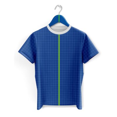 Mockup Camisa Tradicional-Masculina-Manga Curta-com Cabide-Modelo 002