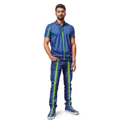 Mockup Camisa Tradicional-Masculina-Manga Curta-com Pessoa-Modelo 030